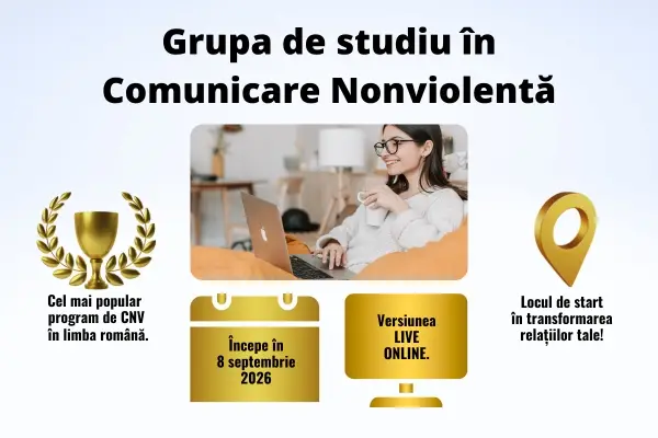 Grupa de studiu CNV online – relații autentice
